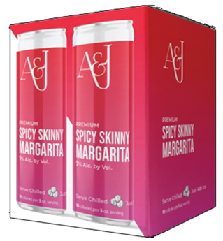 Product Image for SPICY SKINNY MARGARITA WINE COCKTAIL 4 PACK